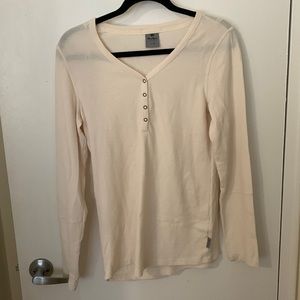 Wind River Waffle Knit Henley Top